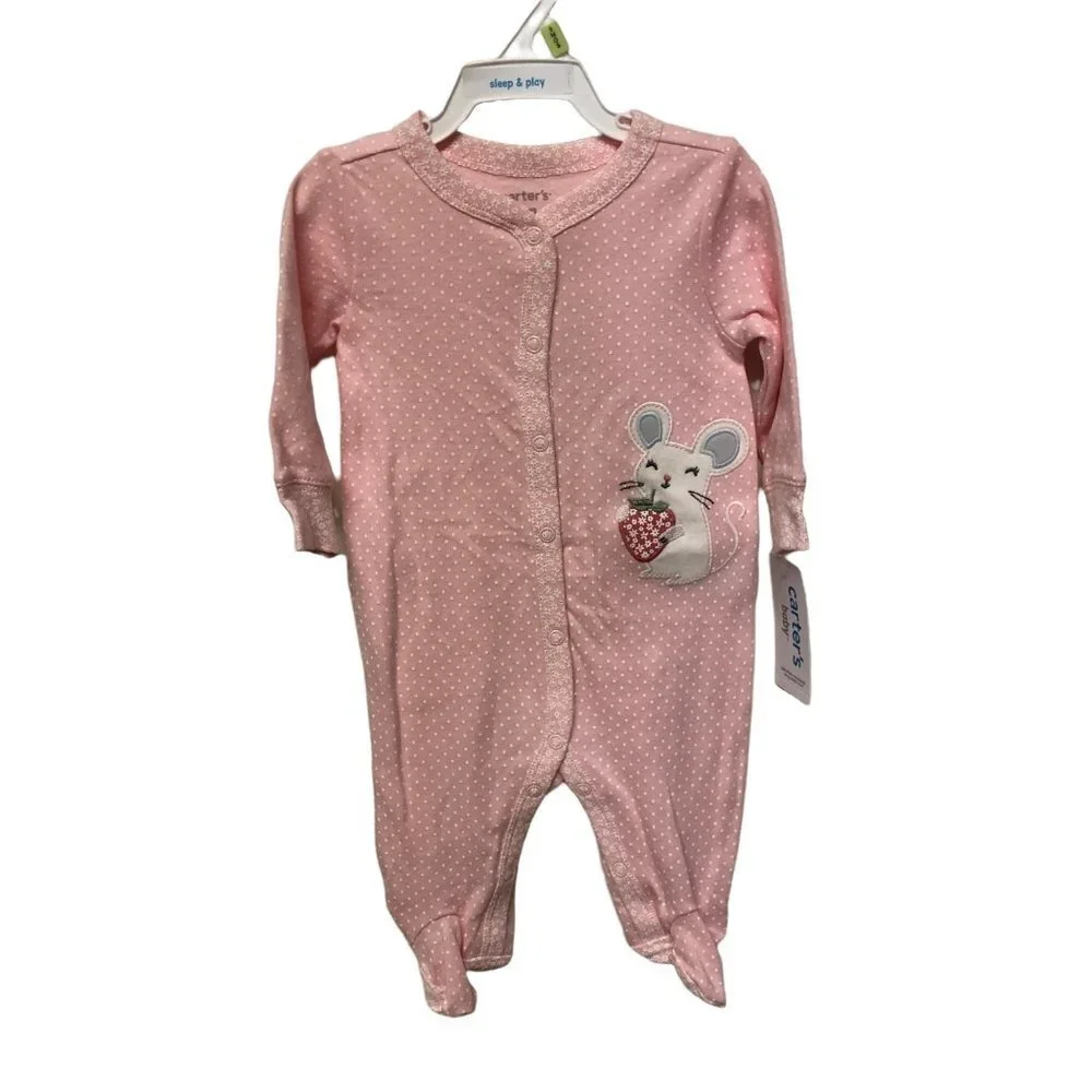 Carters Baby Girls Snap-Up Sleep and Play‎ 3mos new with tag